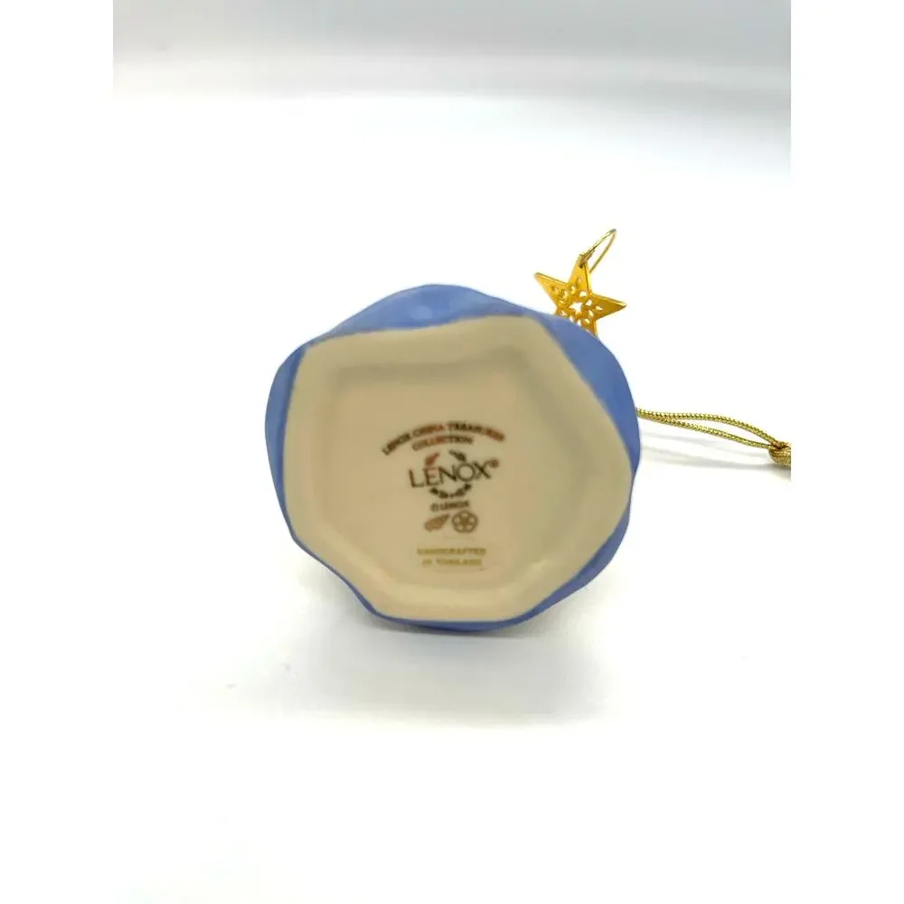Lenox China Treasures Porcelain Angel Ornament with Hinged Trinket Box